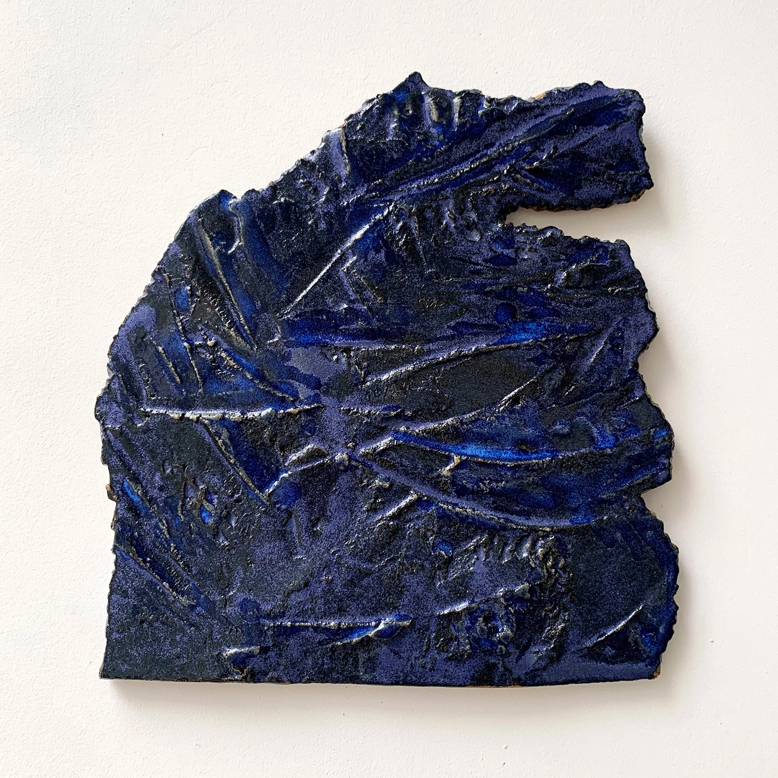 Bas rilief en céramique, 29x25.5cm