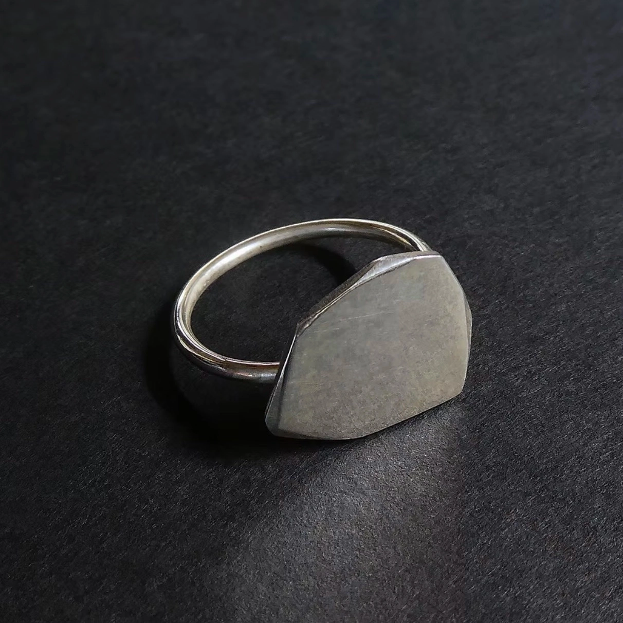 Bague galet "Quartz"