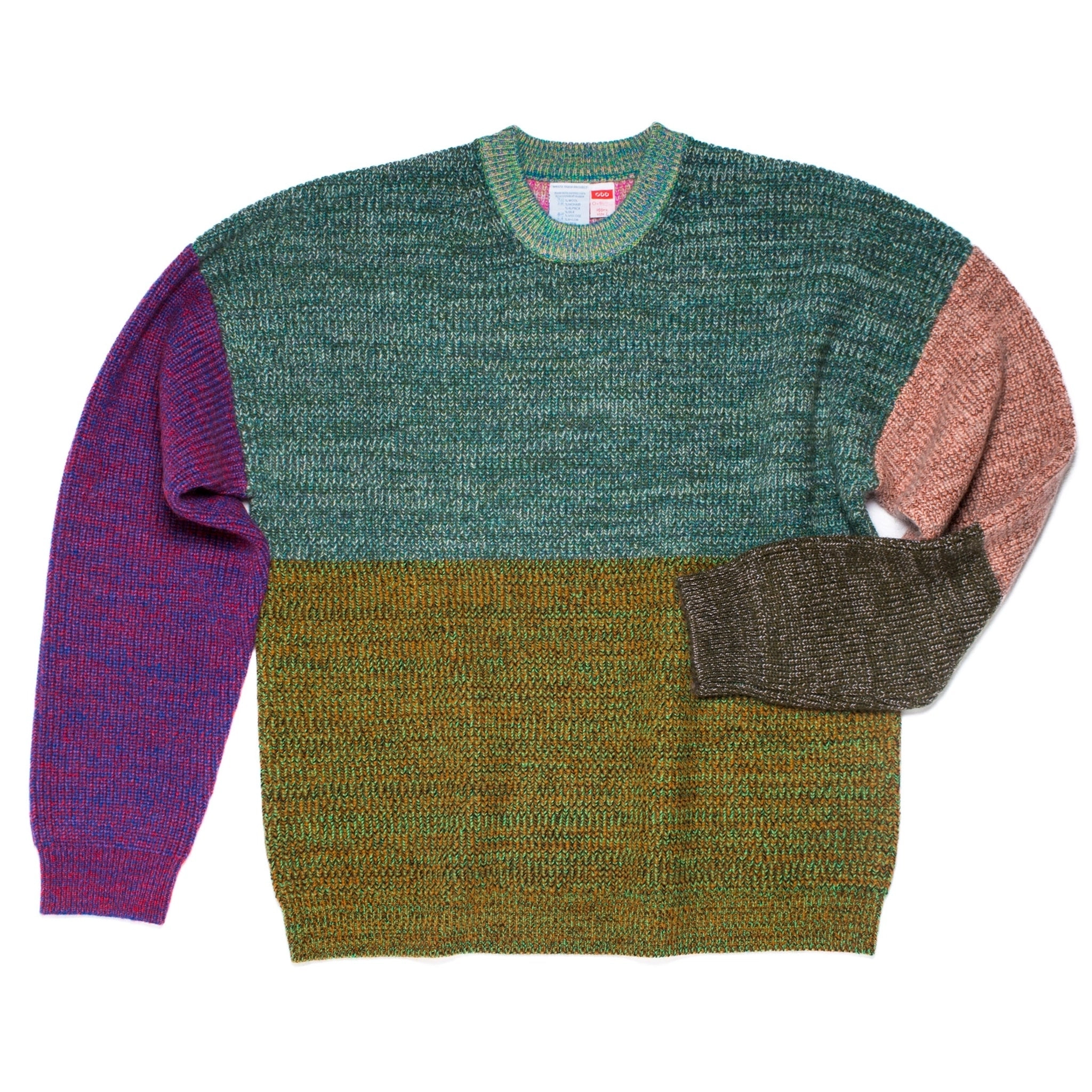 Pull tricoté taille L. ODD est notre pull ras-du-cou classique, parfaitement imparfait.
Sa coupe droite et décontractée est complétée par des épaules tombantes.
Le modèle est défini, mais les couleurs et le fil sont choisis par la roue de la fortune WYP.
Ainsi, chaque pièce est vraiment unique au monde !