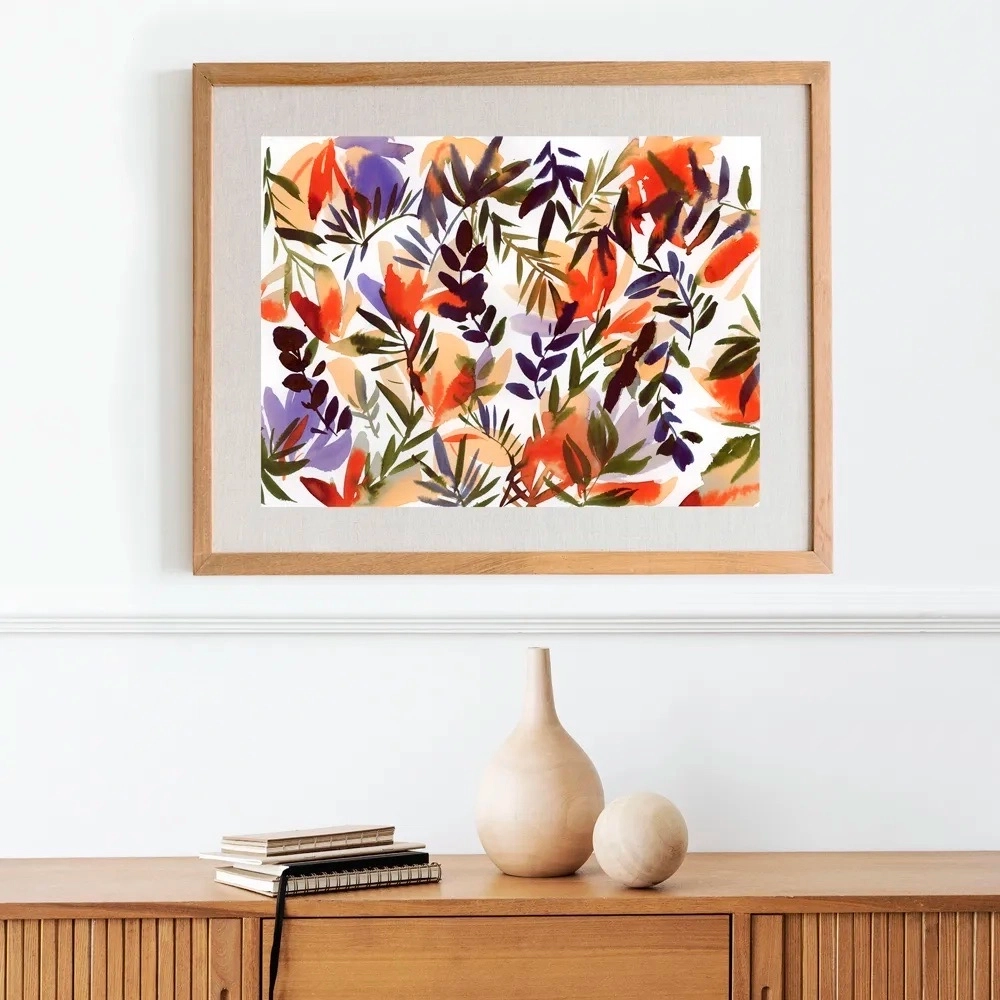 Illustration fait main à l’encre aquarelle aux couleurs automnales sur papier aquarelle 300g, format A3.
Vendue non encadrée