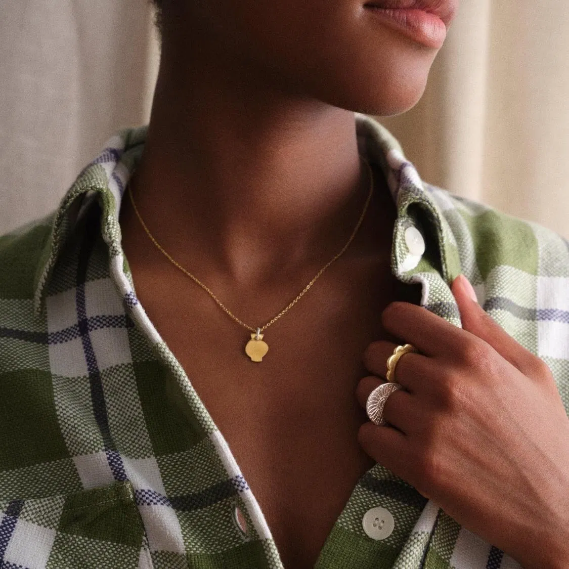 Collier pendentif récolte