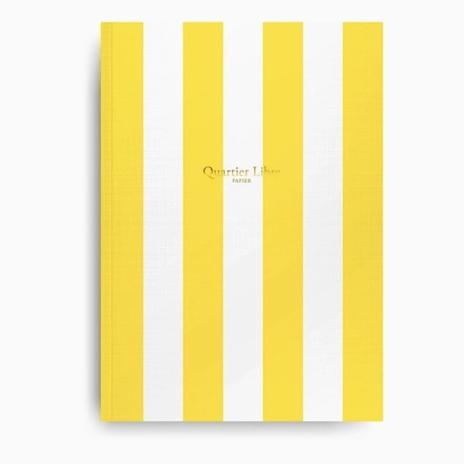 Grand carnet Transat jaune