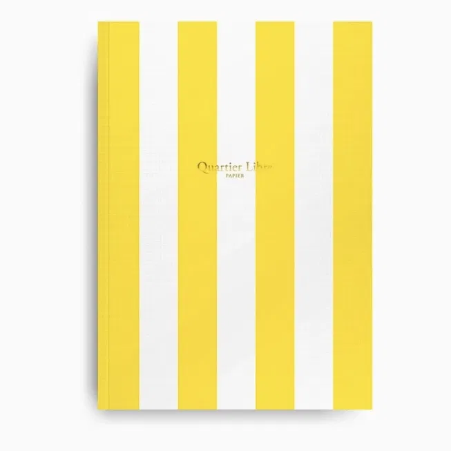 Grand carnet Transat jaune