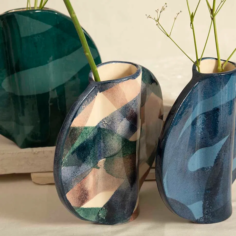 Grand Vase Ovni - Tricolore