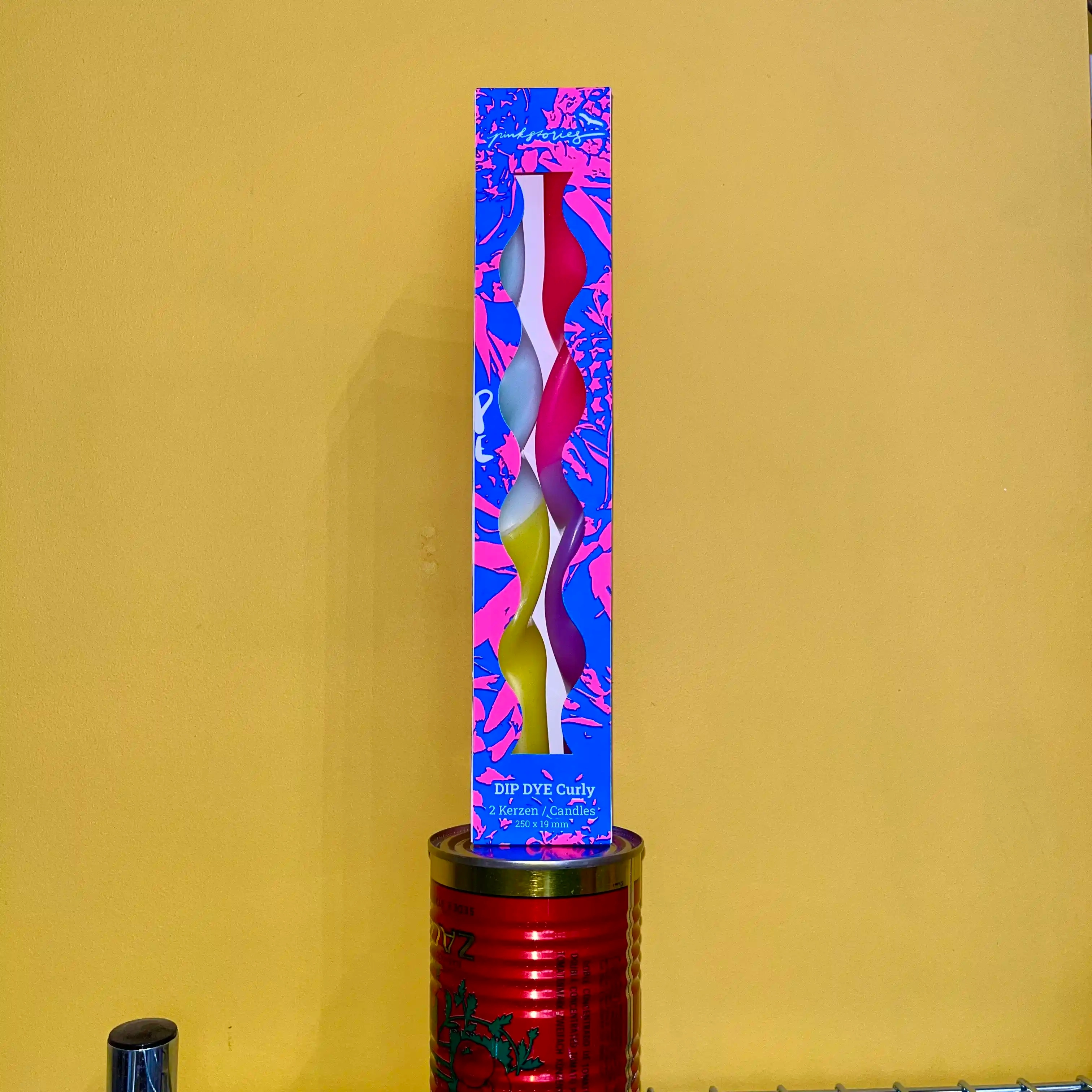 Bougies fluo (set de 2, hauteur 250 mm)