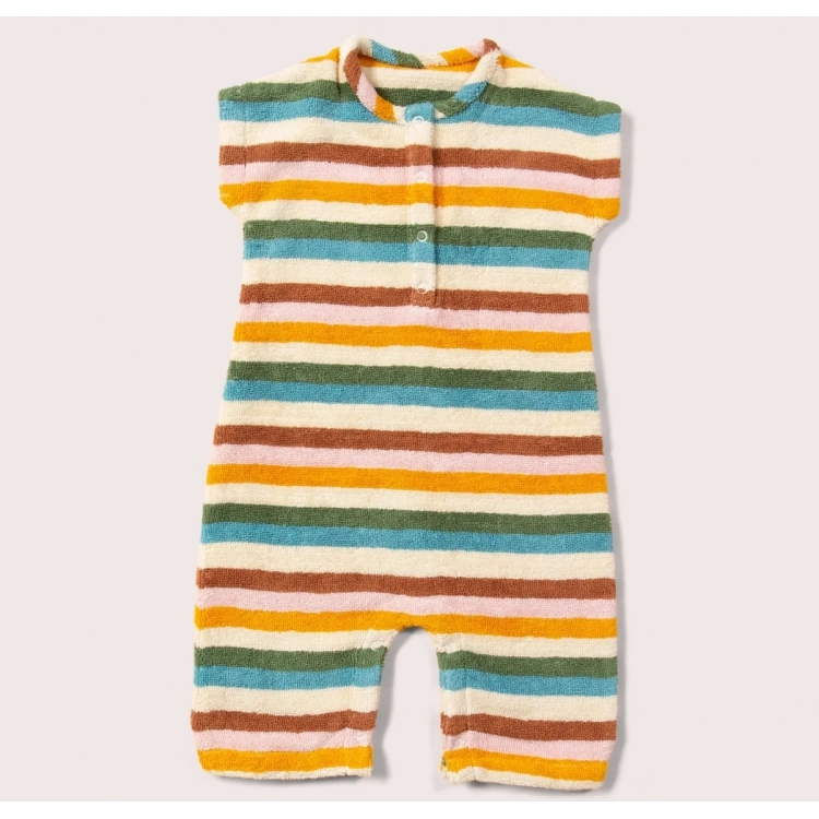 Combishort en coton bio éponge 1-2A