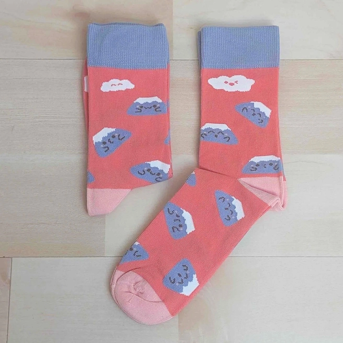 Chaussettes en coton Mont Fuji