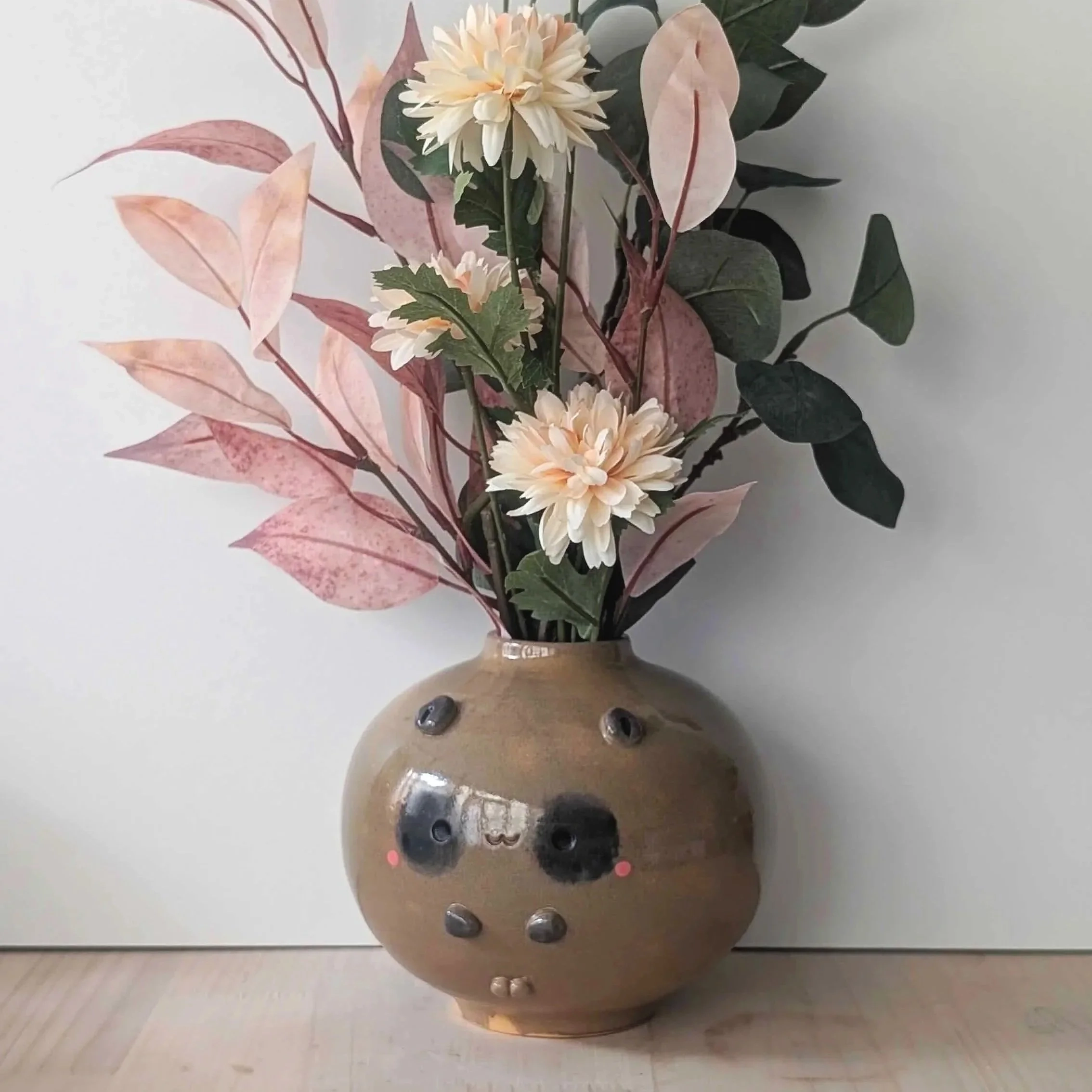 Vase Tanuki en céramique n°3
