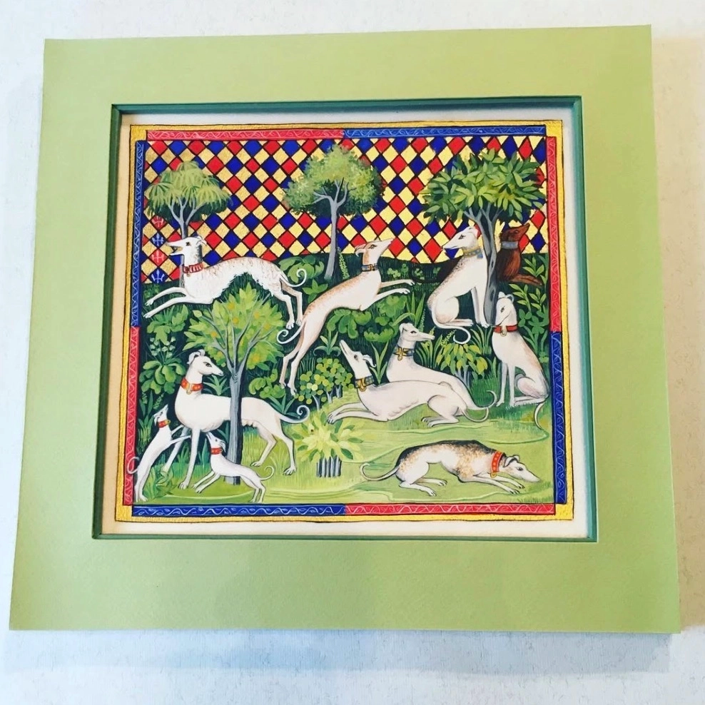 Atelier encadrement sous-verre bordé