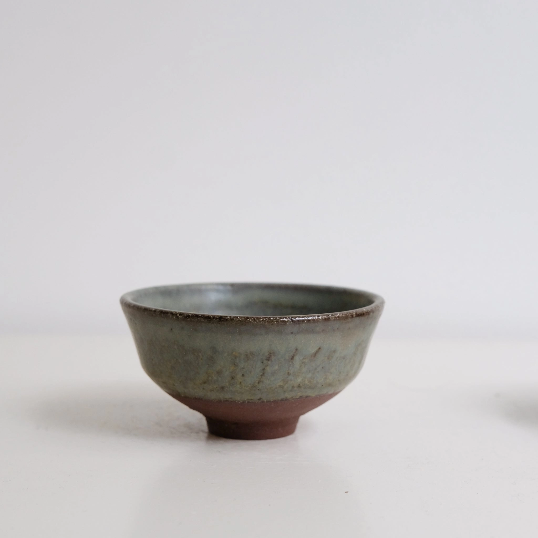 Tasse en grès rouge 125ml - vert kaki