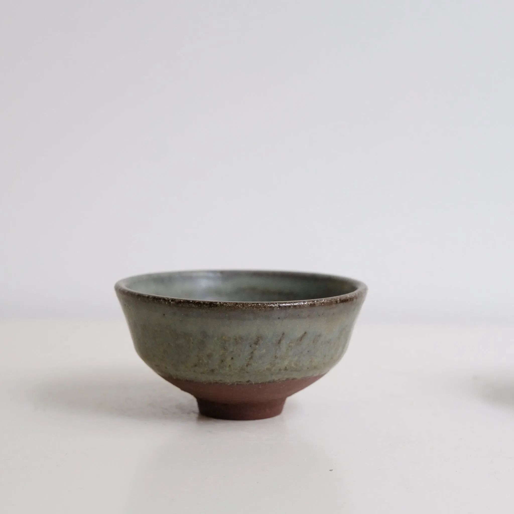 Tasse en grès rouge 125ml - vert kaki