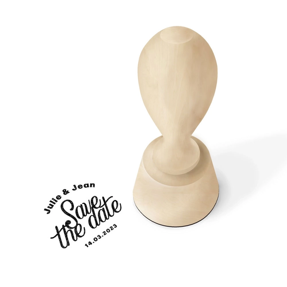 Tampons en bois ronds