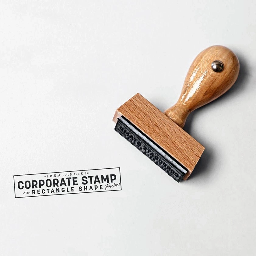 Tampons en bois rectangulaires