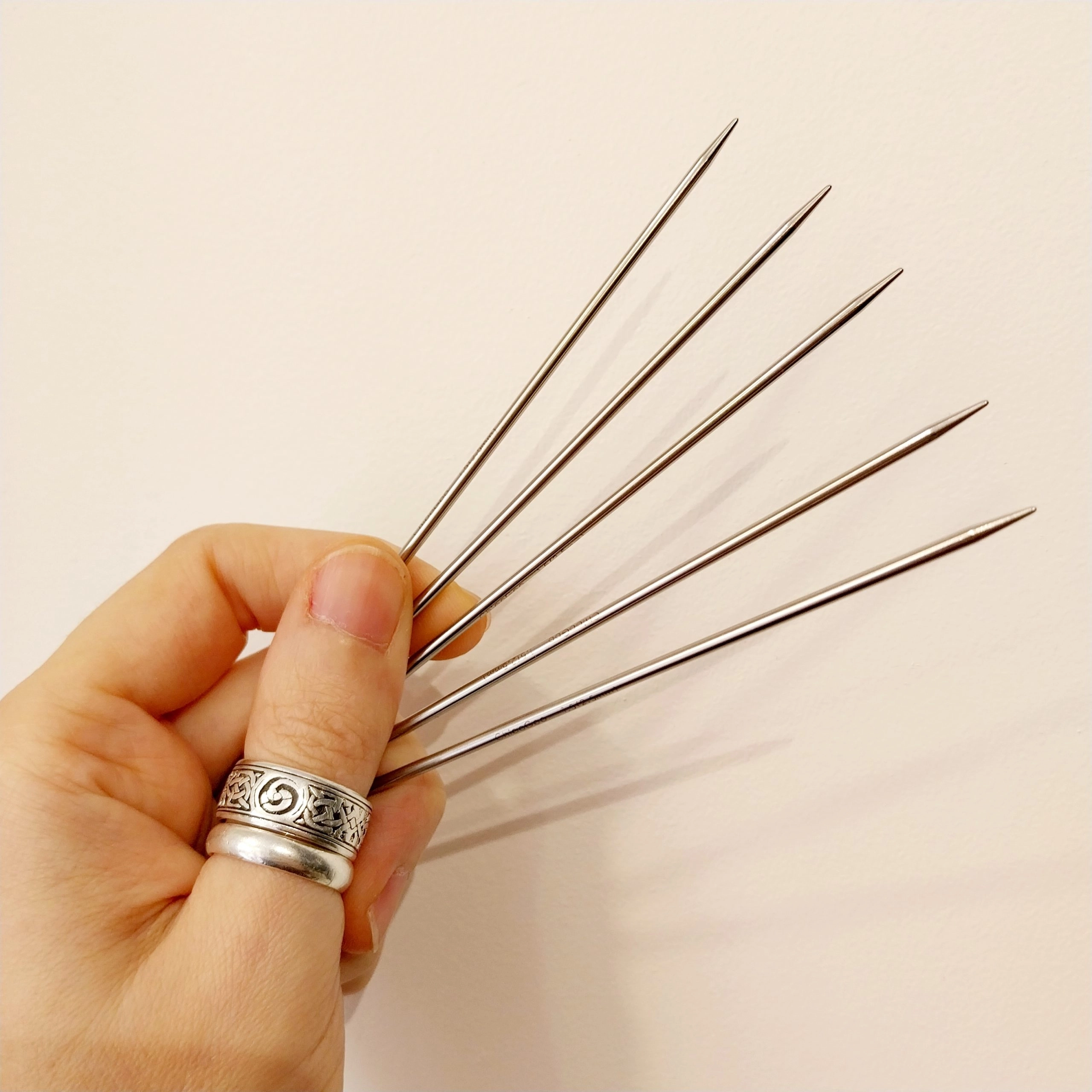 Aiguilles double pointe Chiaogoo