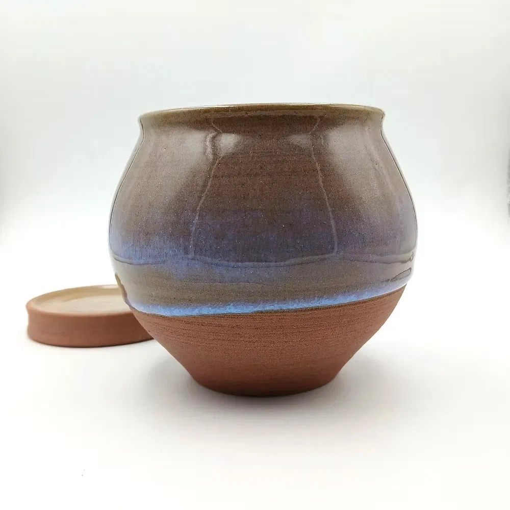 Sophie Marin -Pot à planter Vague bleue