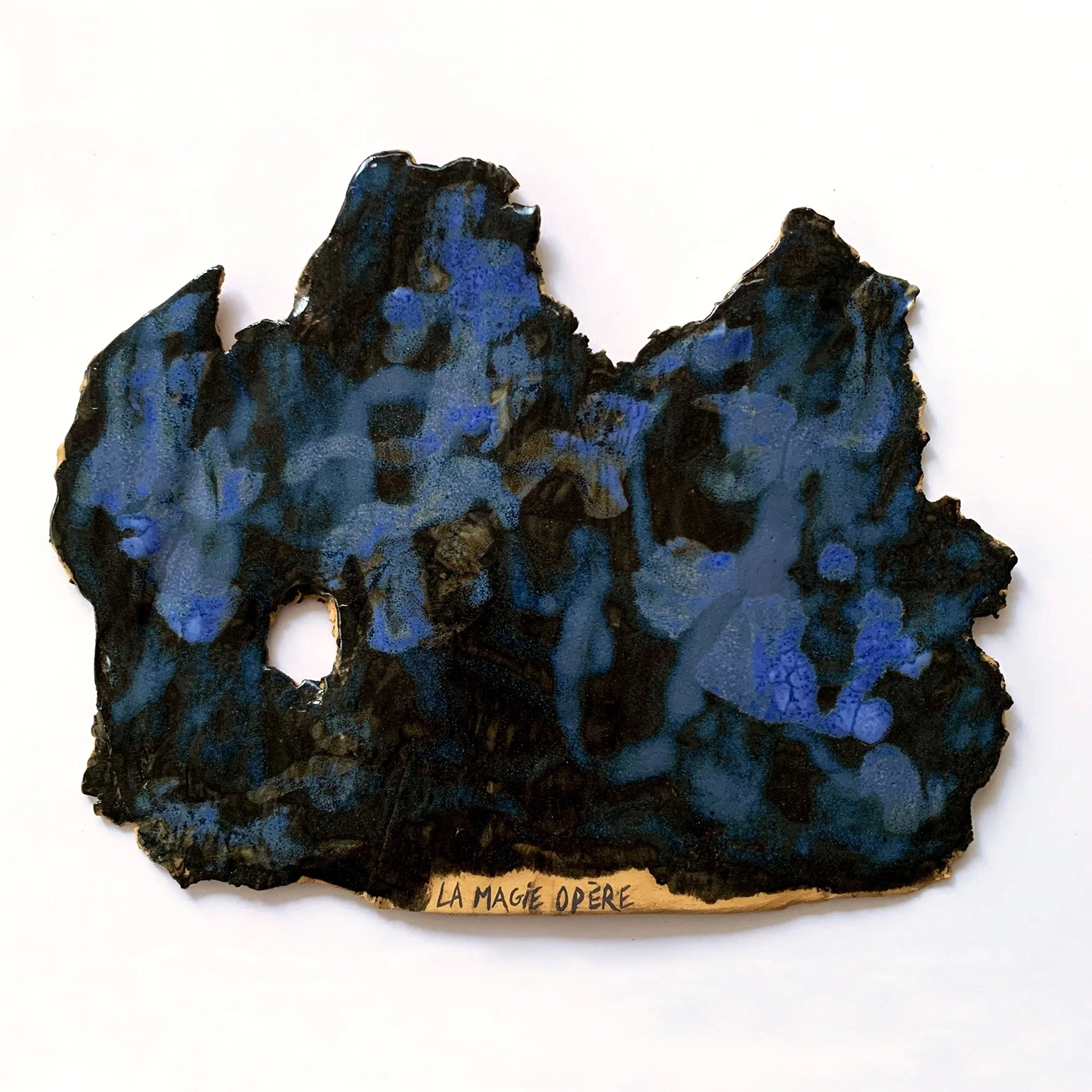 Bas rilief en céramique, 21x27cm