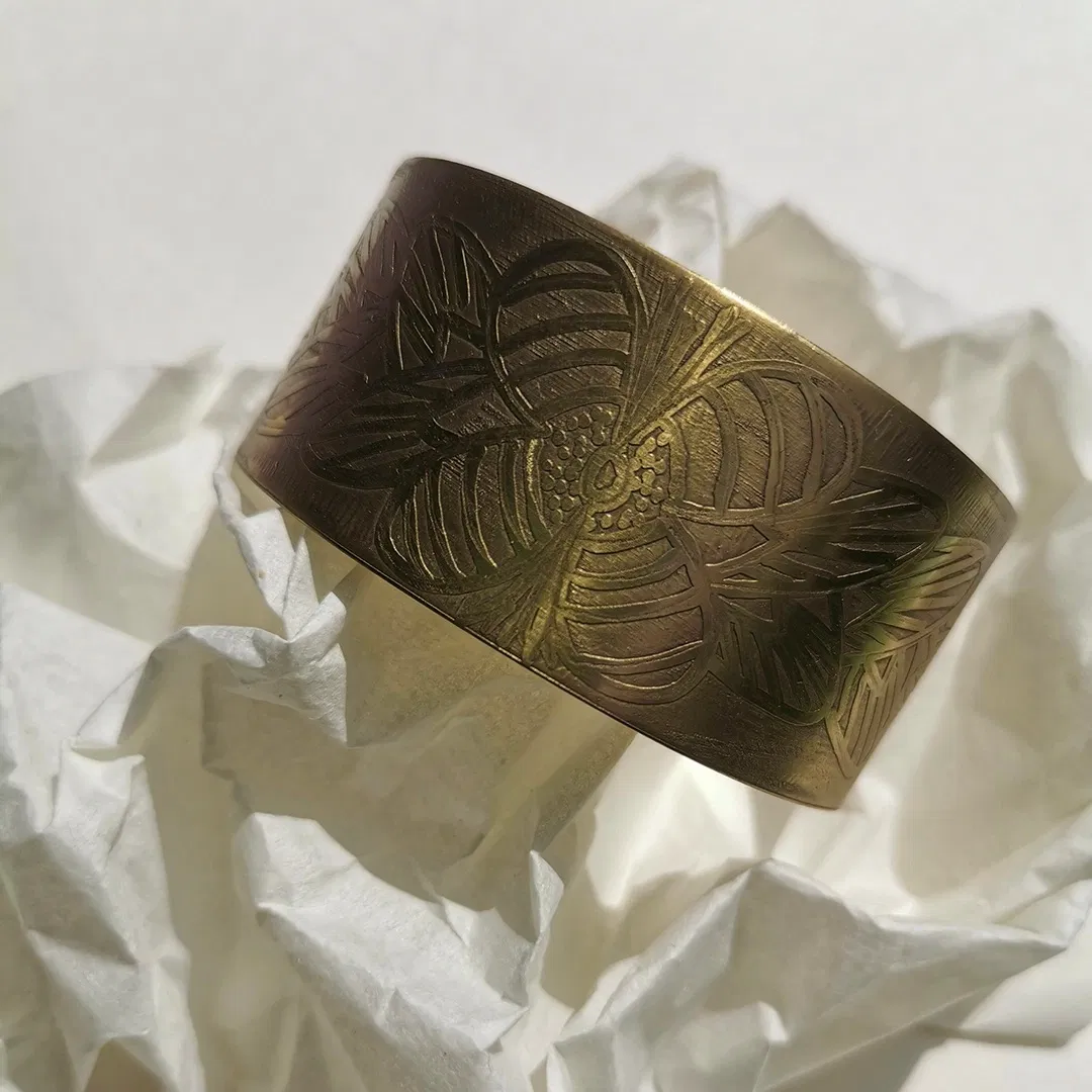 Bracelet manchette «flora»