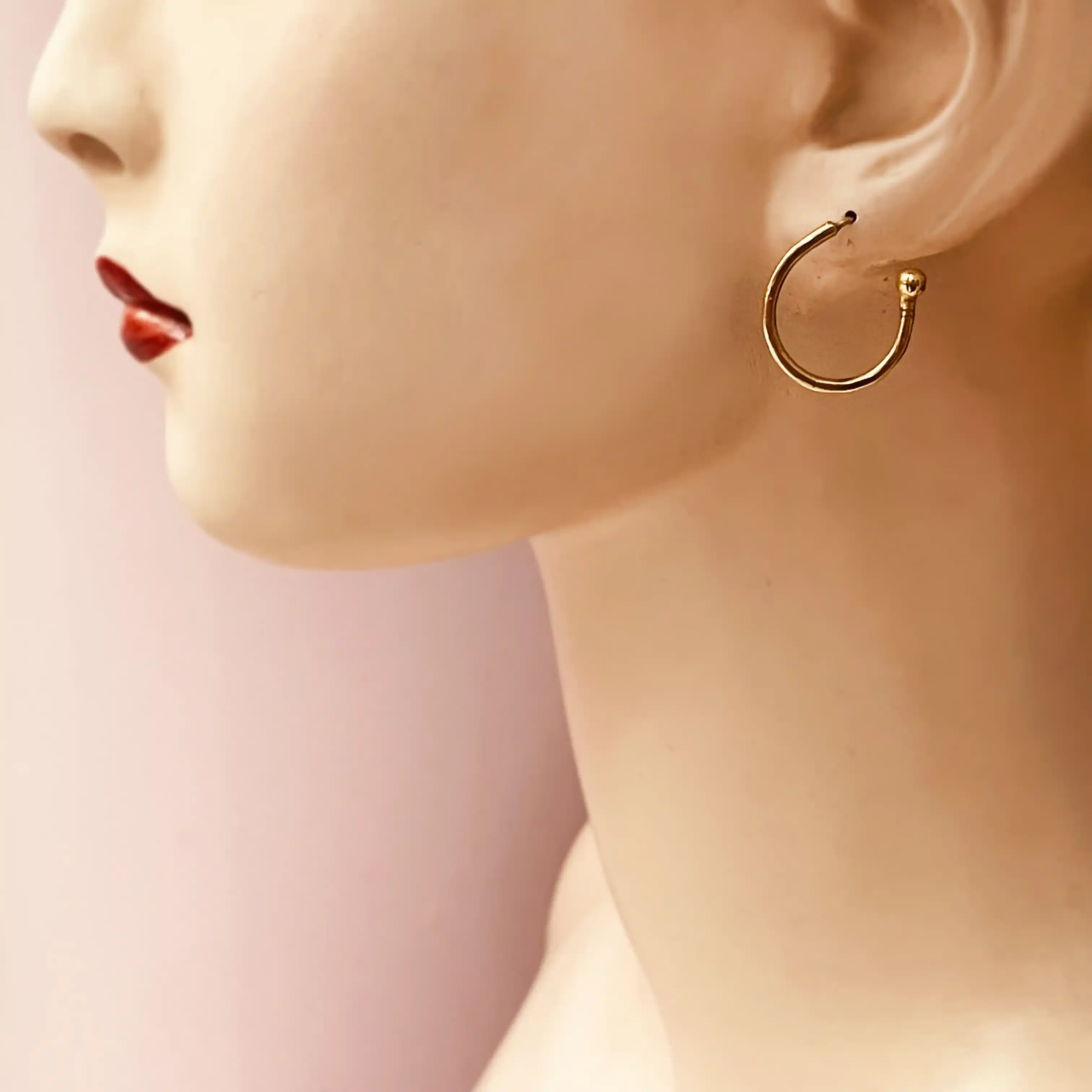 Boucles d'oreilles Empreintes asymétriques à composer soi-même