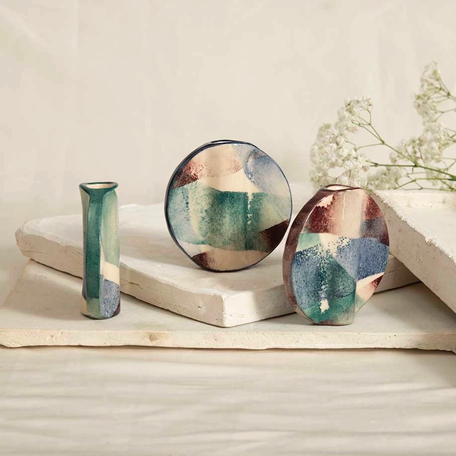 Petit vase Ovni - Tricolore