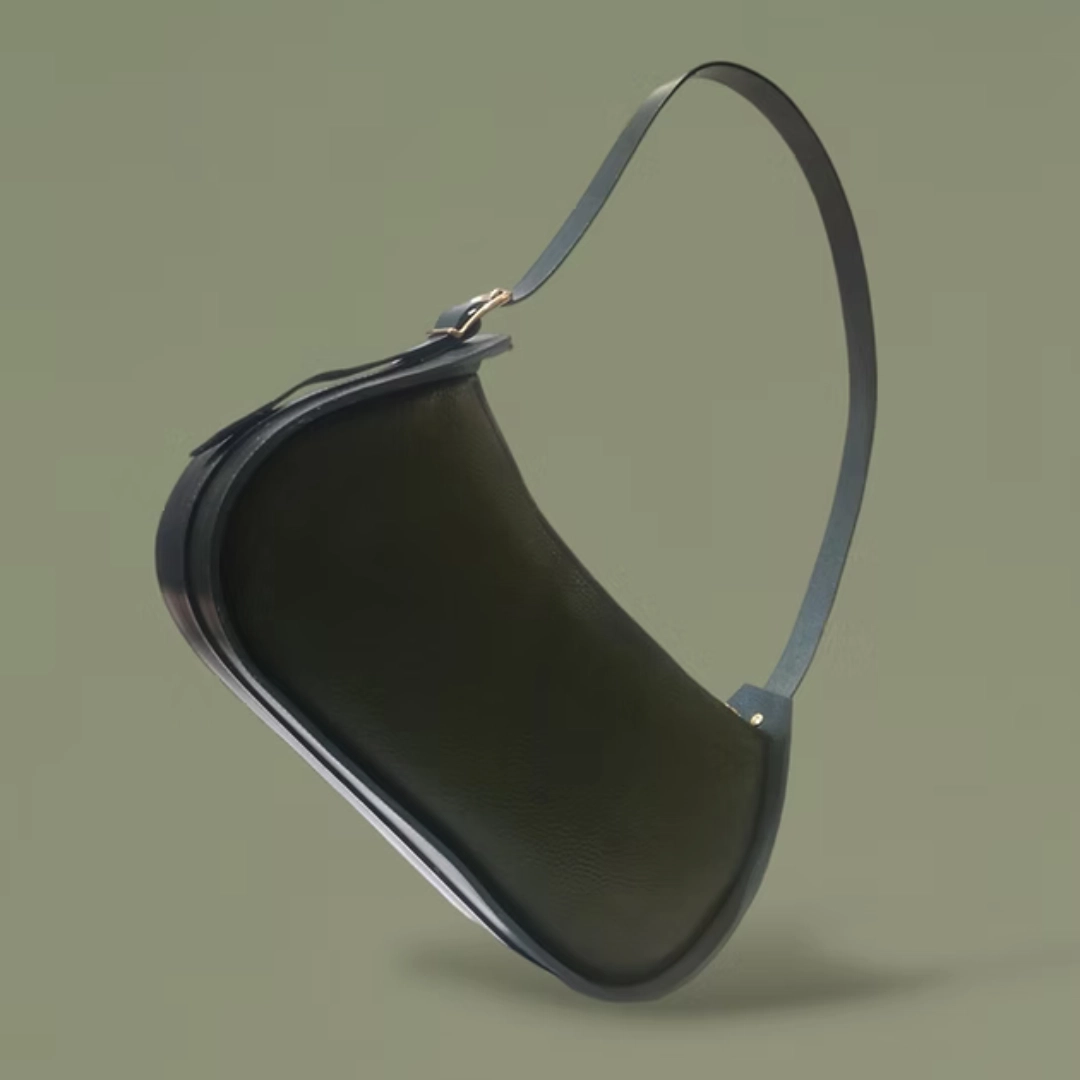 Sac demi-lune TSUKI mini en cuir