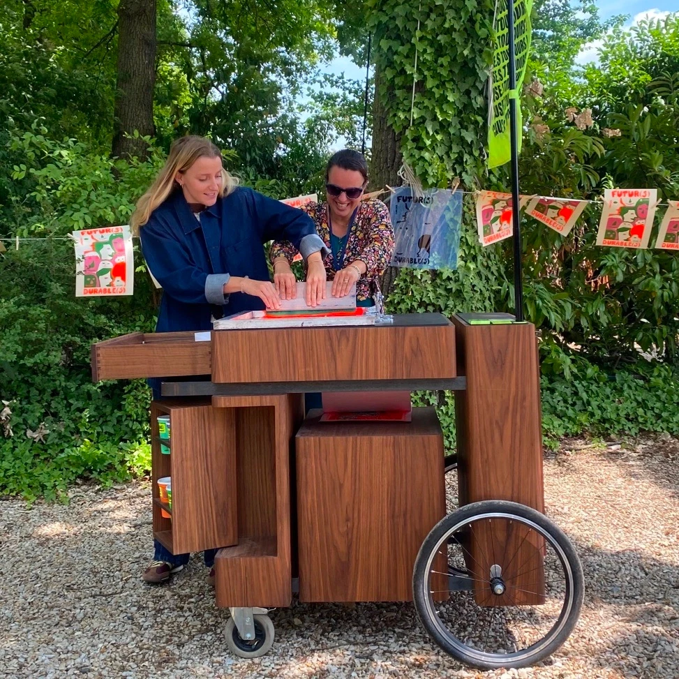 Atelier mobile de sérigraphie pour événements