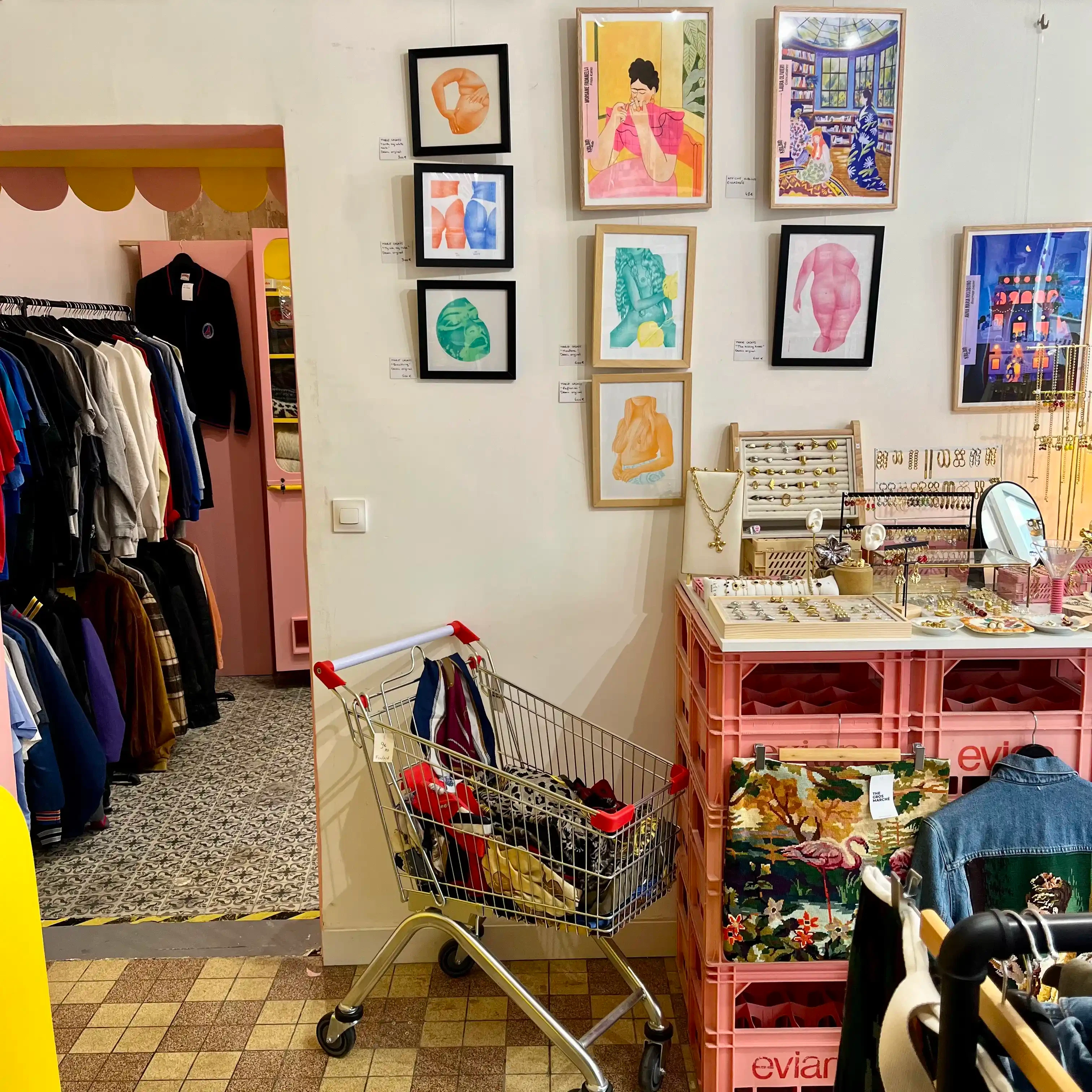 The Gros Marché,Vintage,Créations originales