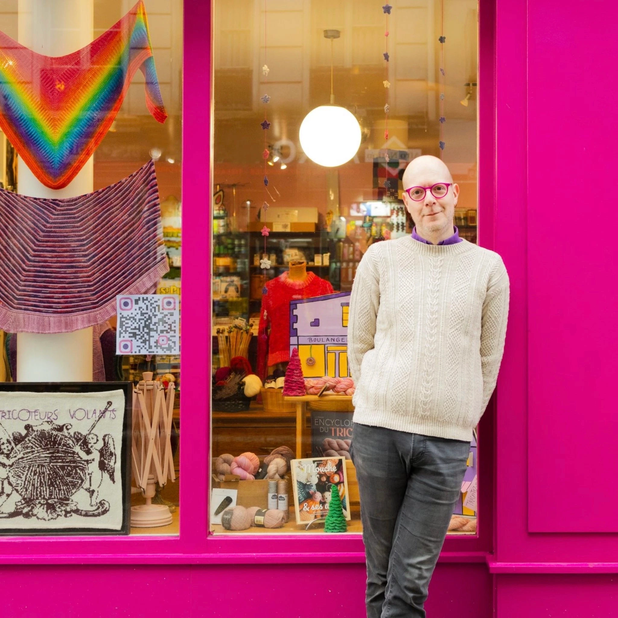 Les Tricoteurs Volants boutique tricot Paris 10