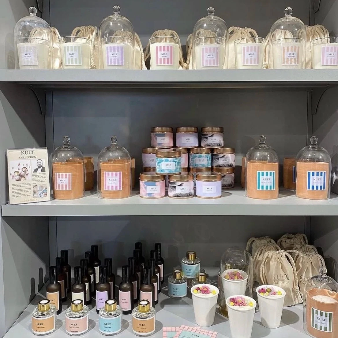 Kult market bougie Éco-responsable Artisan Paris 20e