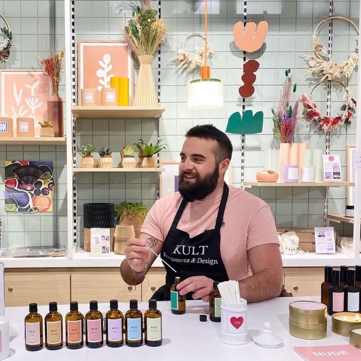 Kult market bougie Éco-responsable Artisan Paris 20e