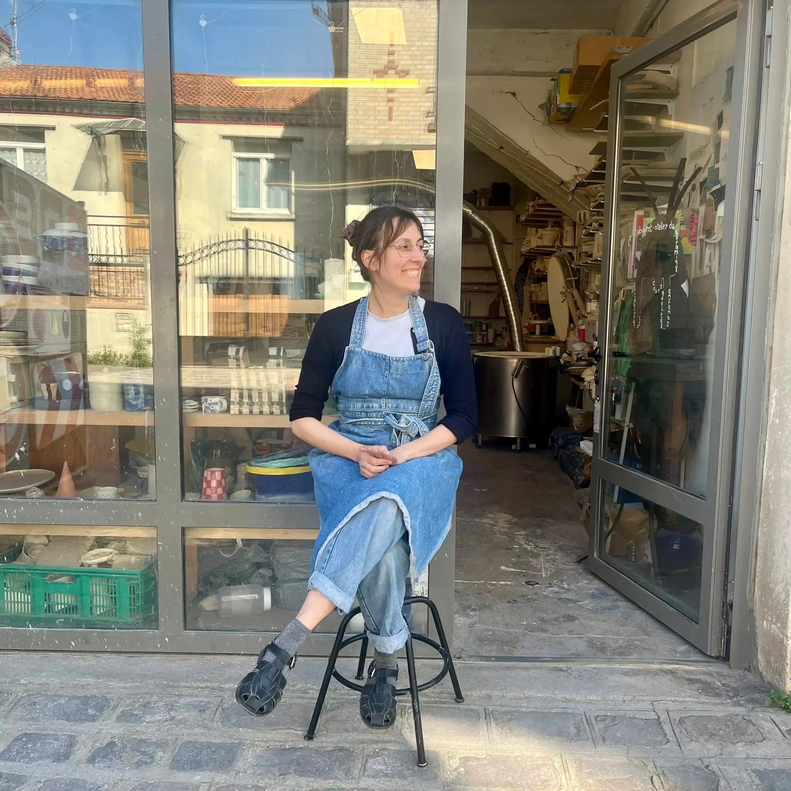 Le tabouret,atelier céramique Montreuil, Artisan,Cours