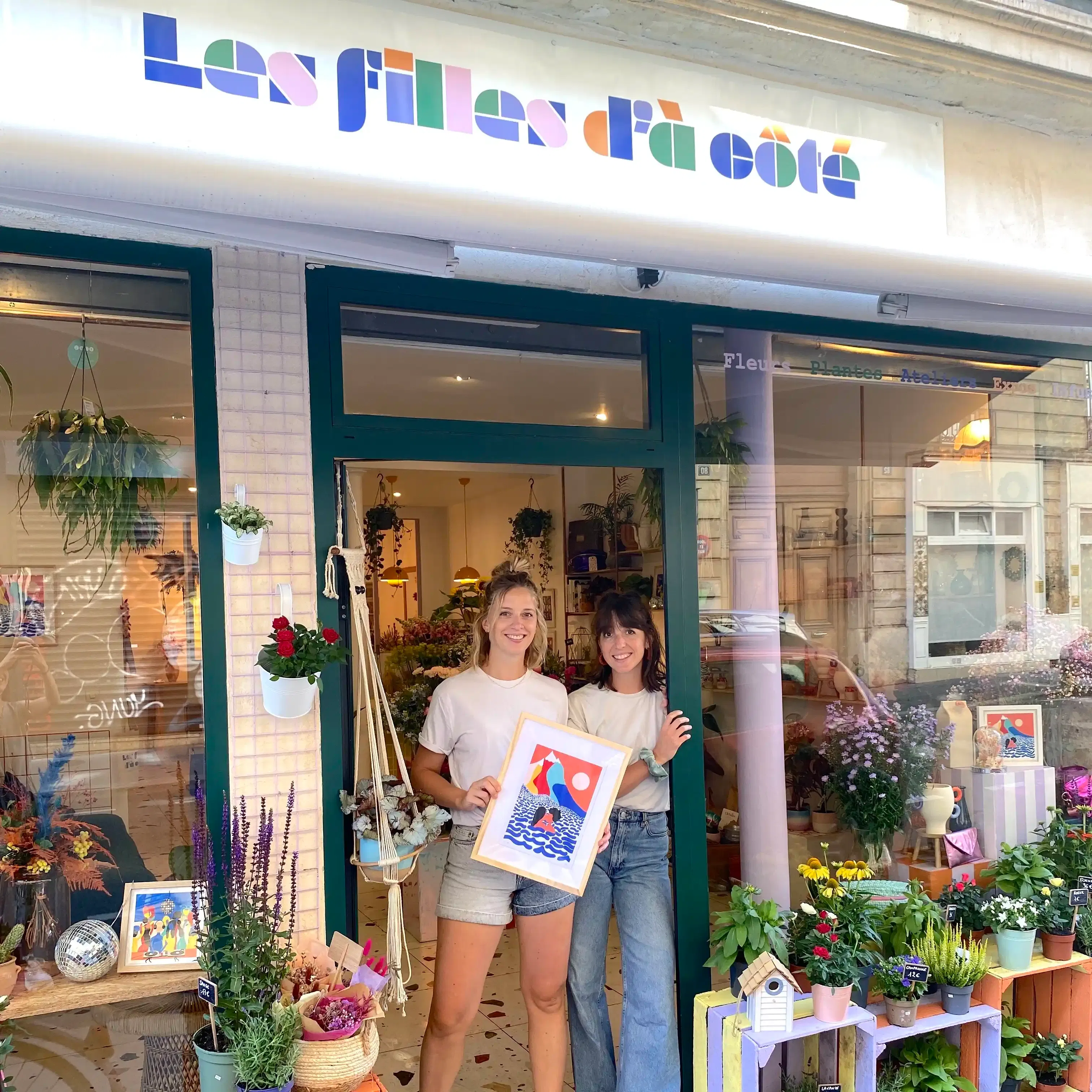 Les filles d'à côté,Artisan,Fleuriste engagé,Bar à fleurs,Ateliers,Expositions