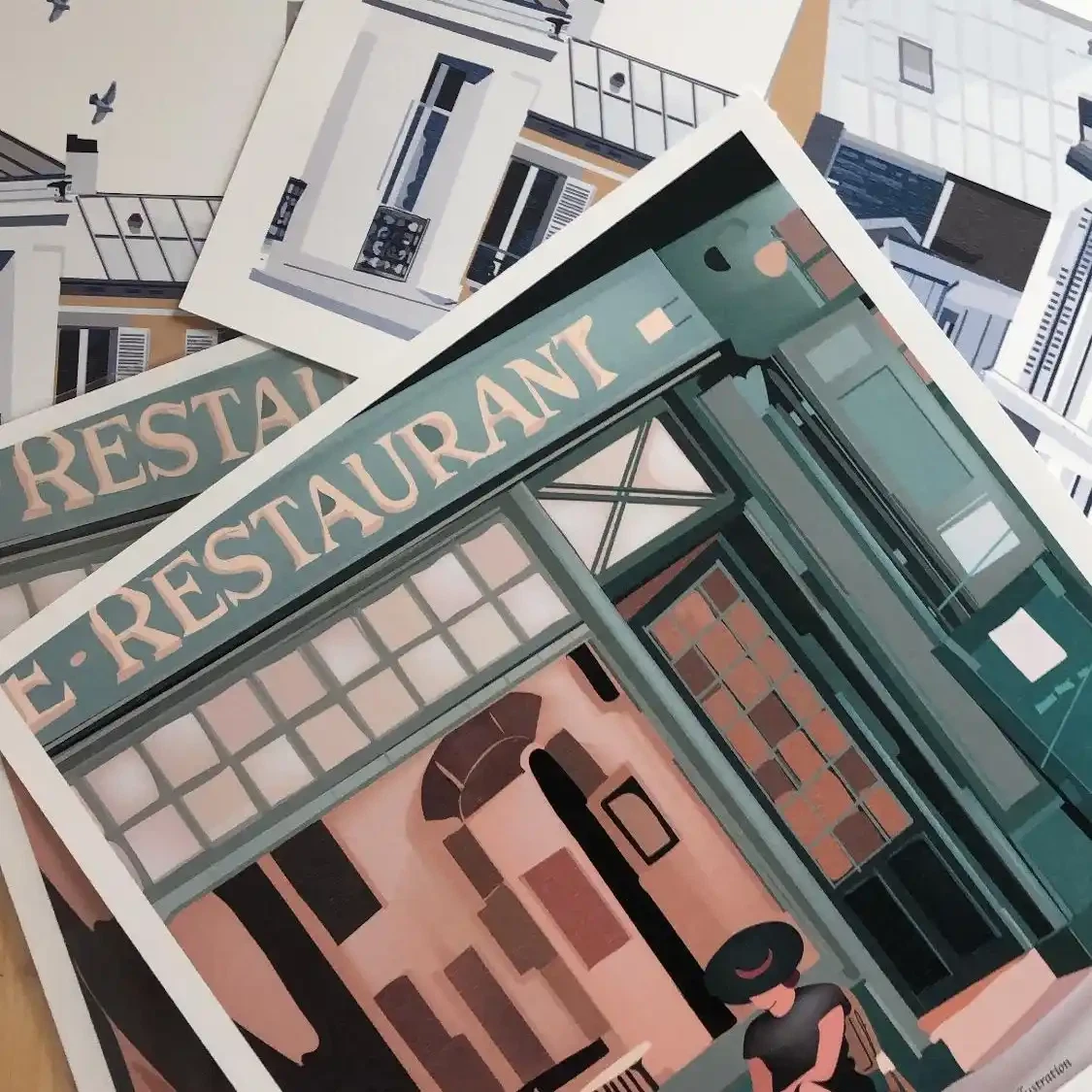 Charlotte Leparoux, Cours, Artisan, Graphiste, Illustrations, Commandes personalisées, Prints