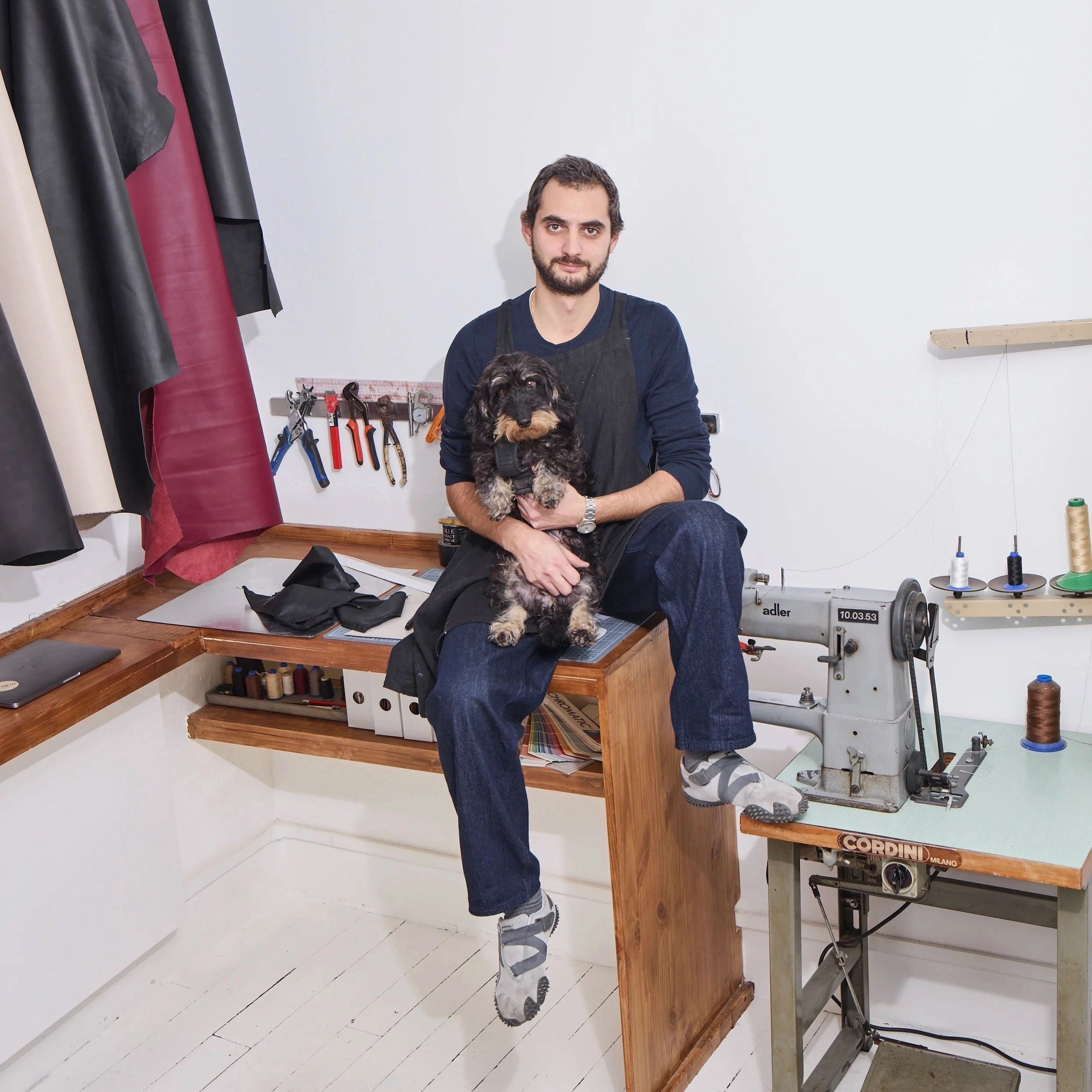 10.03.53 Paris 3 Sac en cuir upcylcing