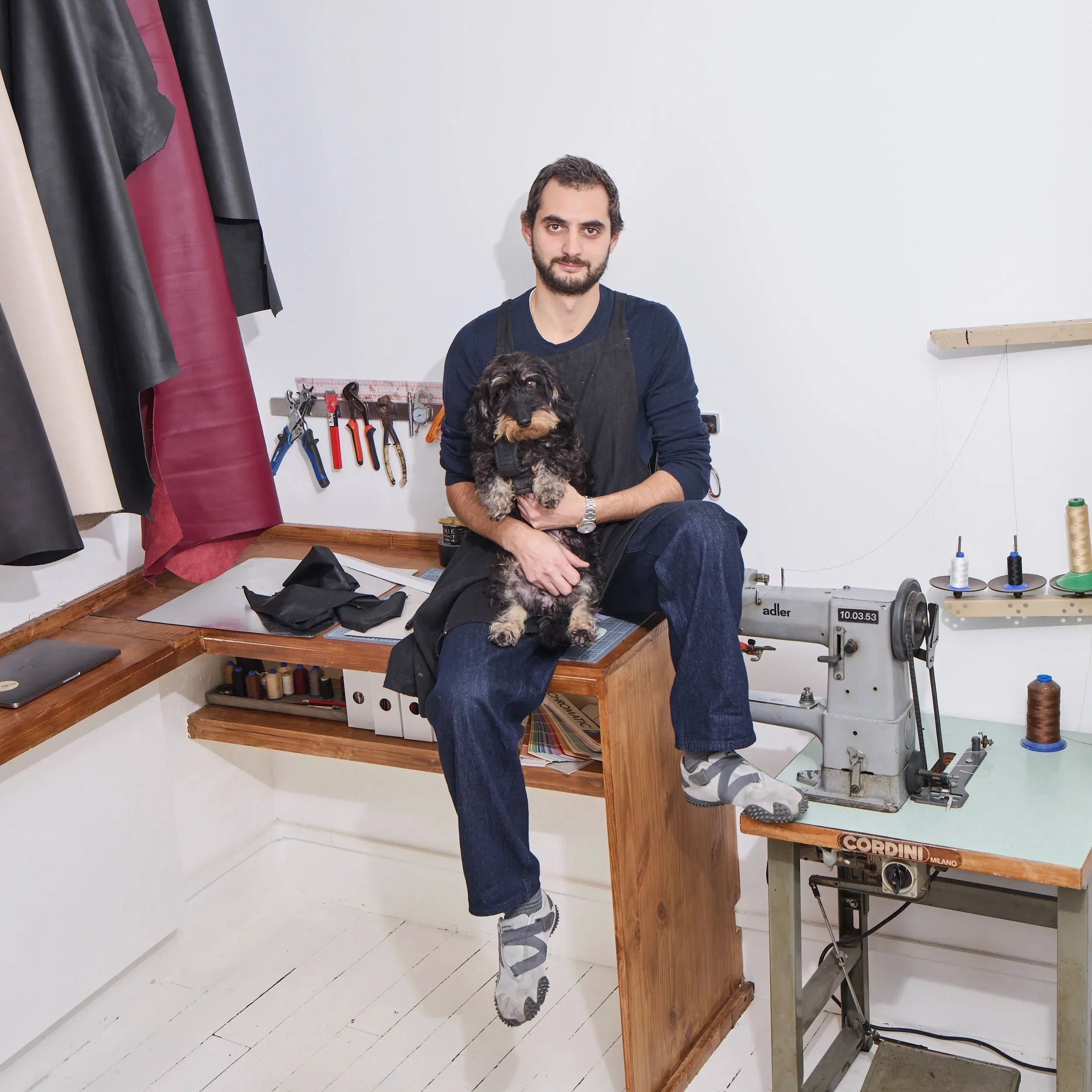 10.03.53 Paris 3 Sac en cuir upcylcing