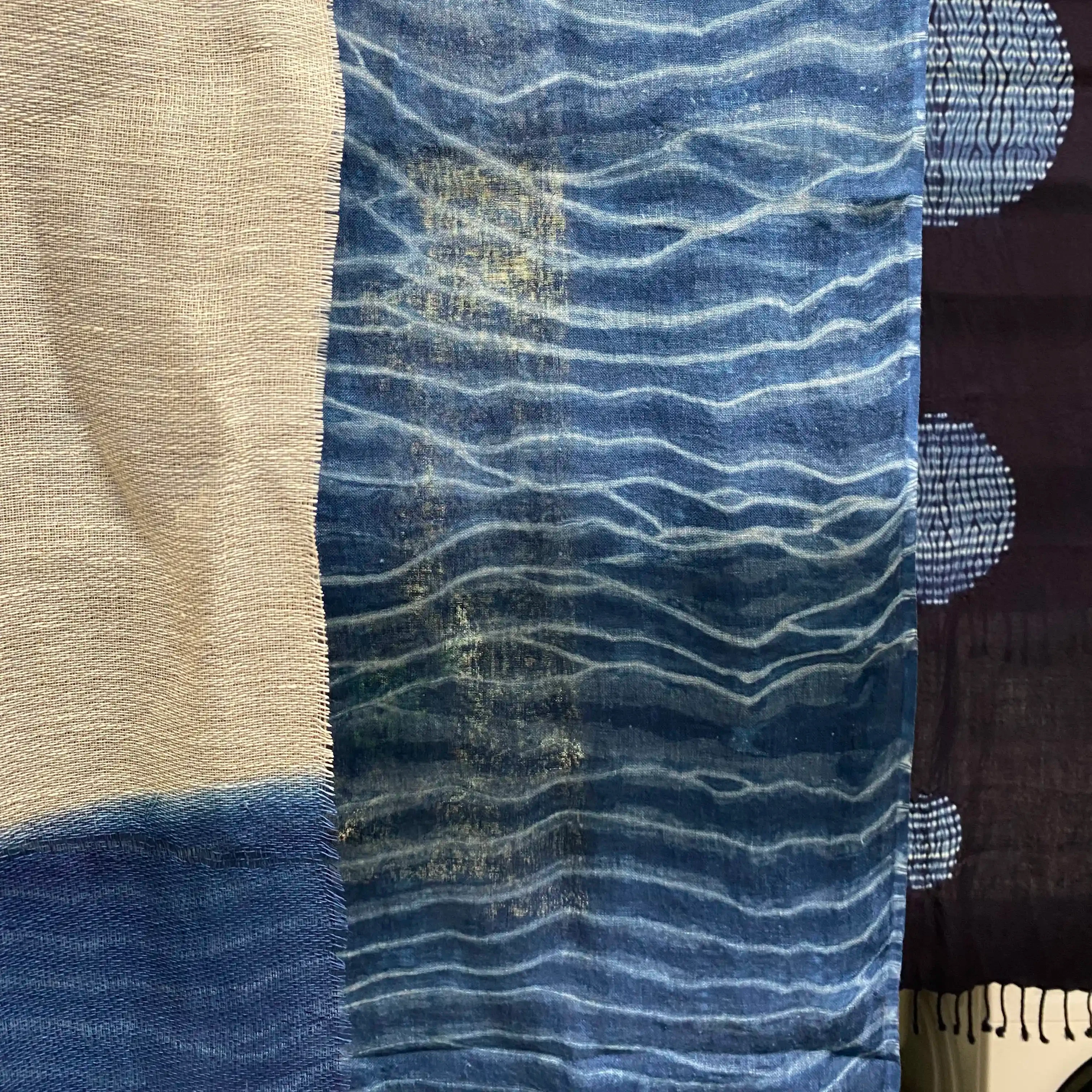 Bleu Pervinca,Inspiration japonaise,Teintures naturelles,Ateliers