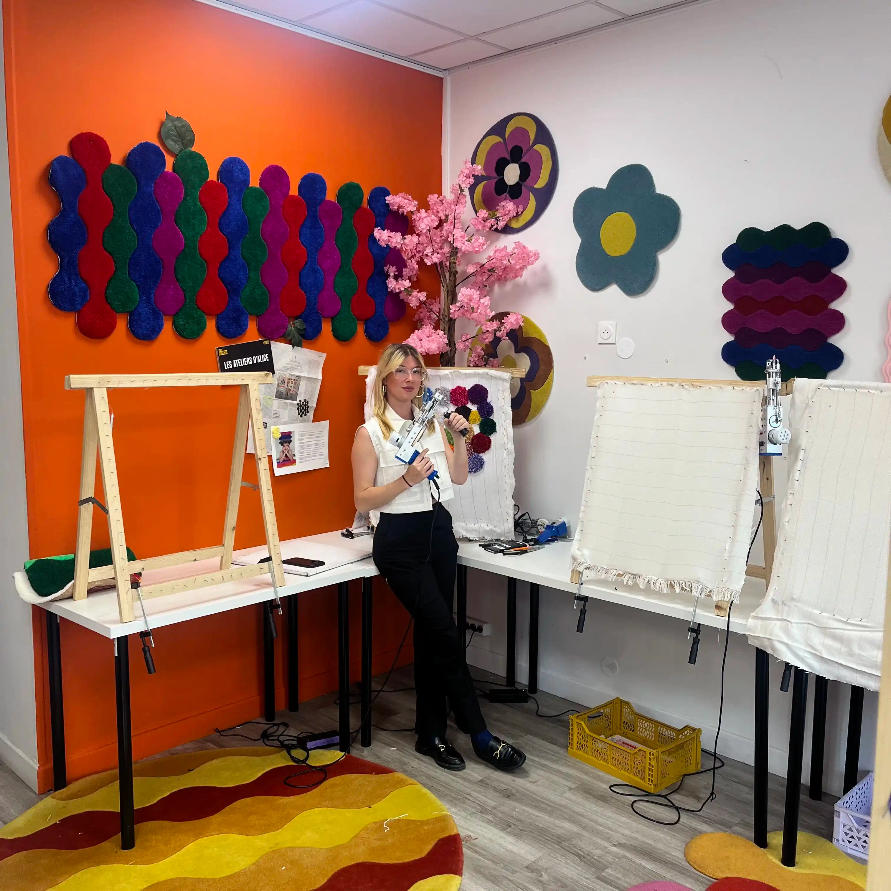 Les Ateliers d'Alice, Cours, Tufting, Paris 19