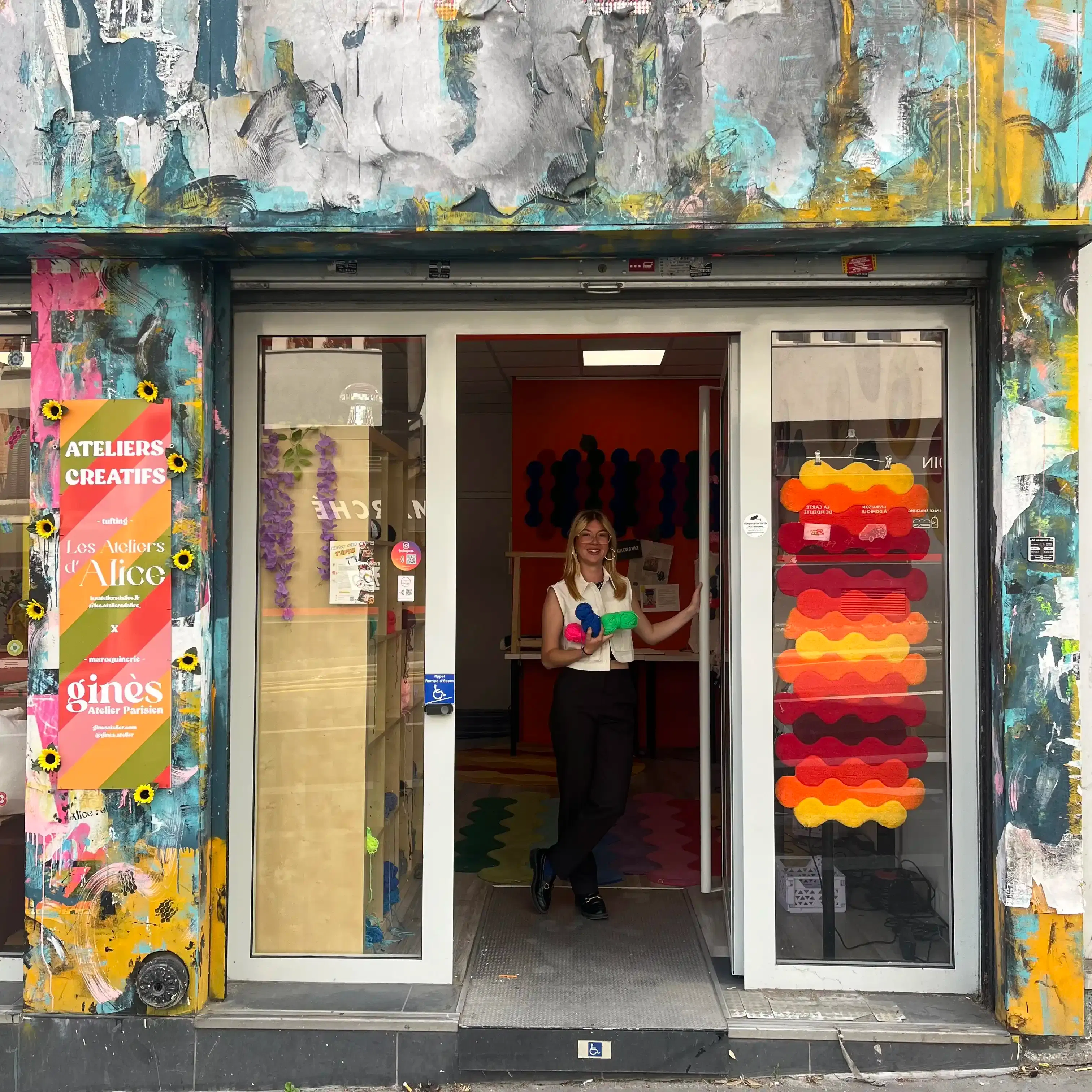 Les Ateliers d'Alice, Cours, Tufting, Paris 19