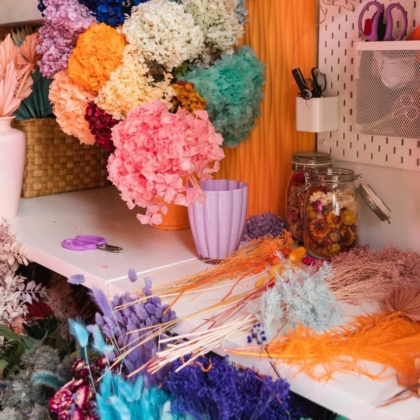 Célestine Morel,Artisan,Fleurs séchées,Fleurs papier,Fabriqué à Paris,Ateliers,Cours