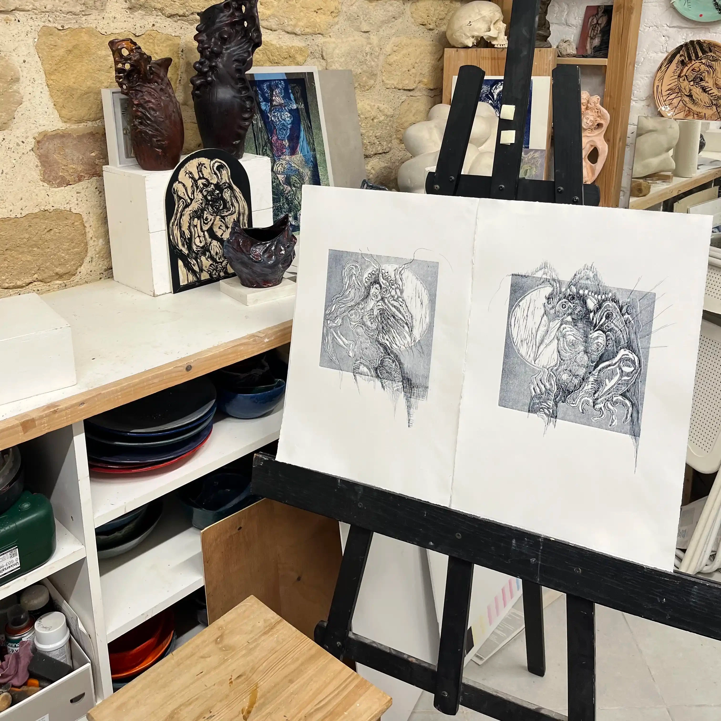 Atelier Adriana Popovic,Artisan,Artiste,Sculpture,Pièces uniques