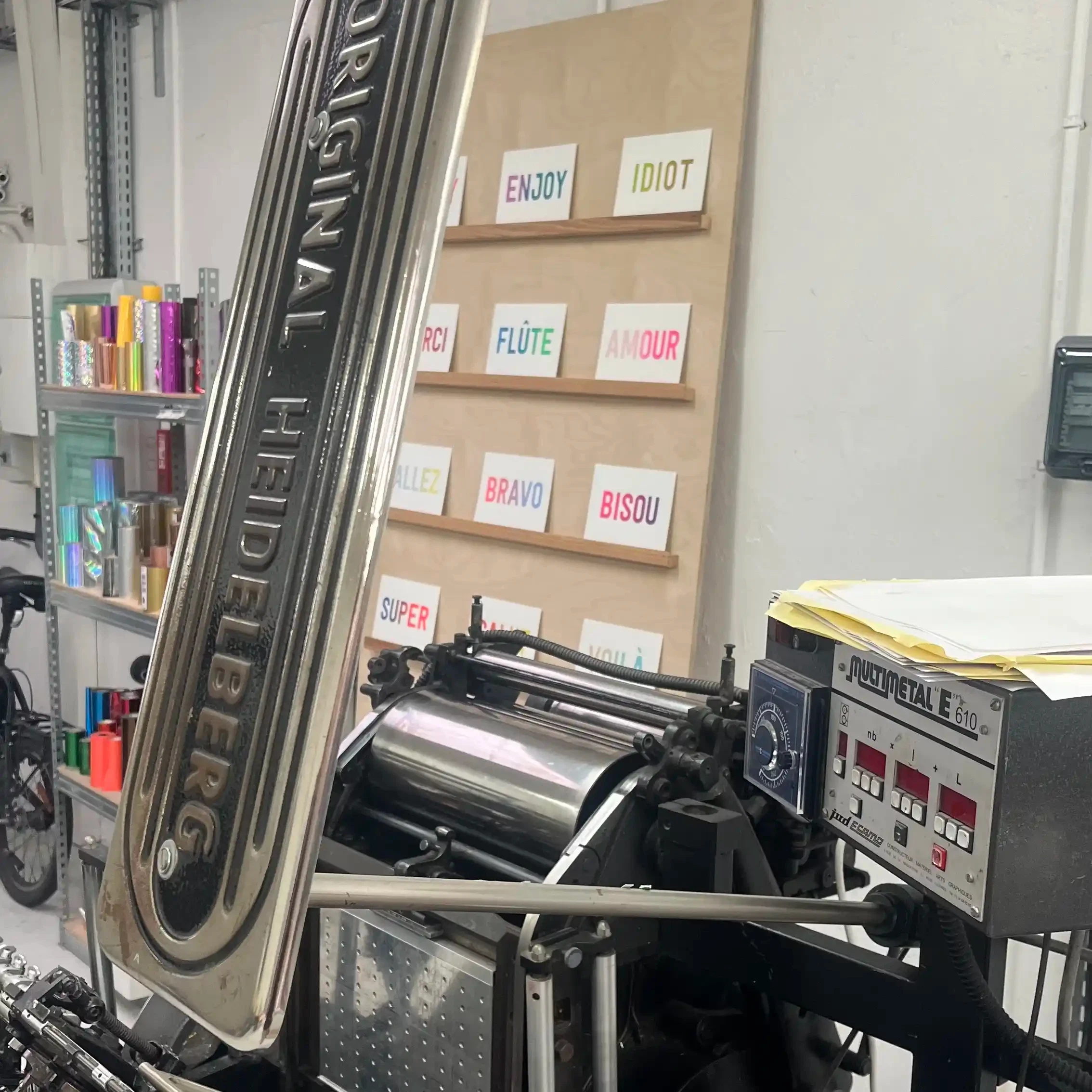 Letterpress de Paris,Artisan,Collaboration artistique,Typographie