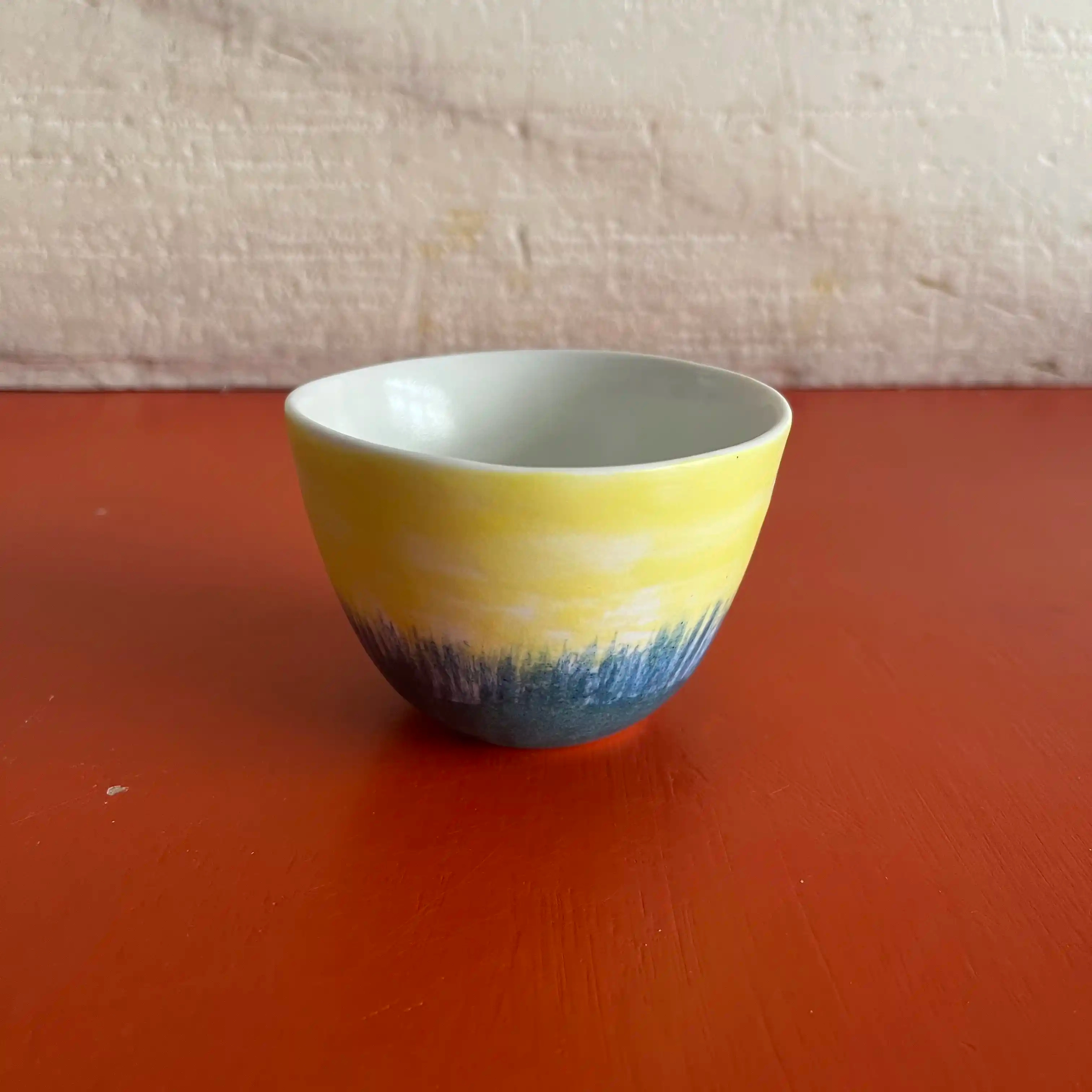 Petit bol en porcelaine bicolore