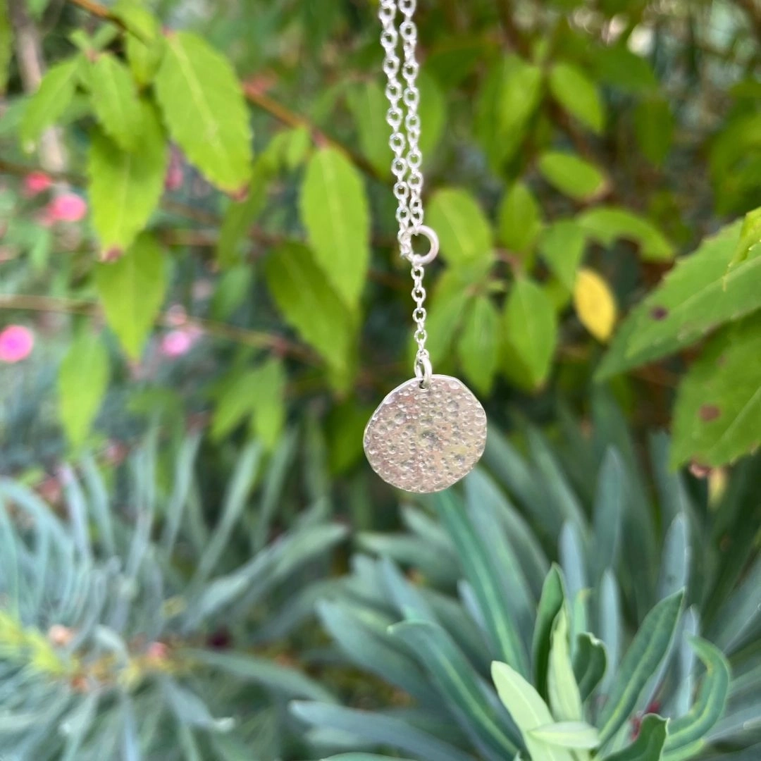 Pendentif "Nuage Rond". Pendentif en argent massif