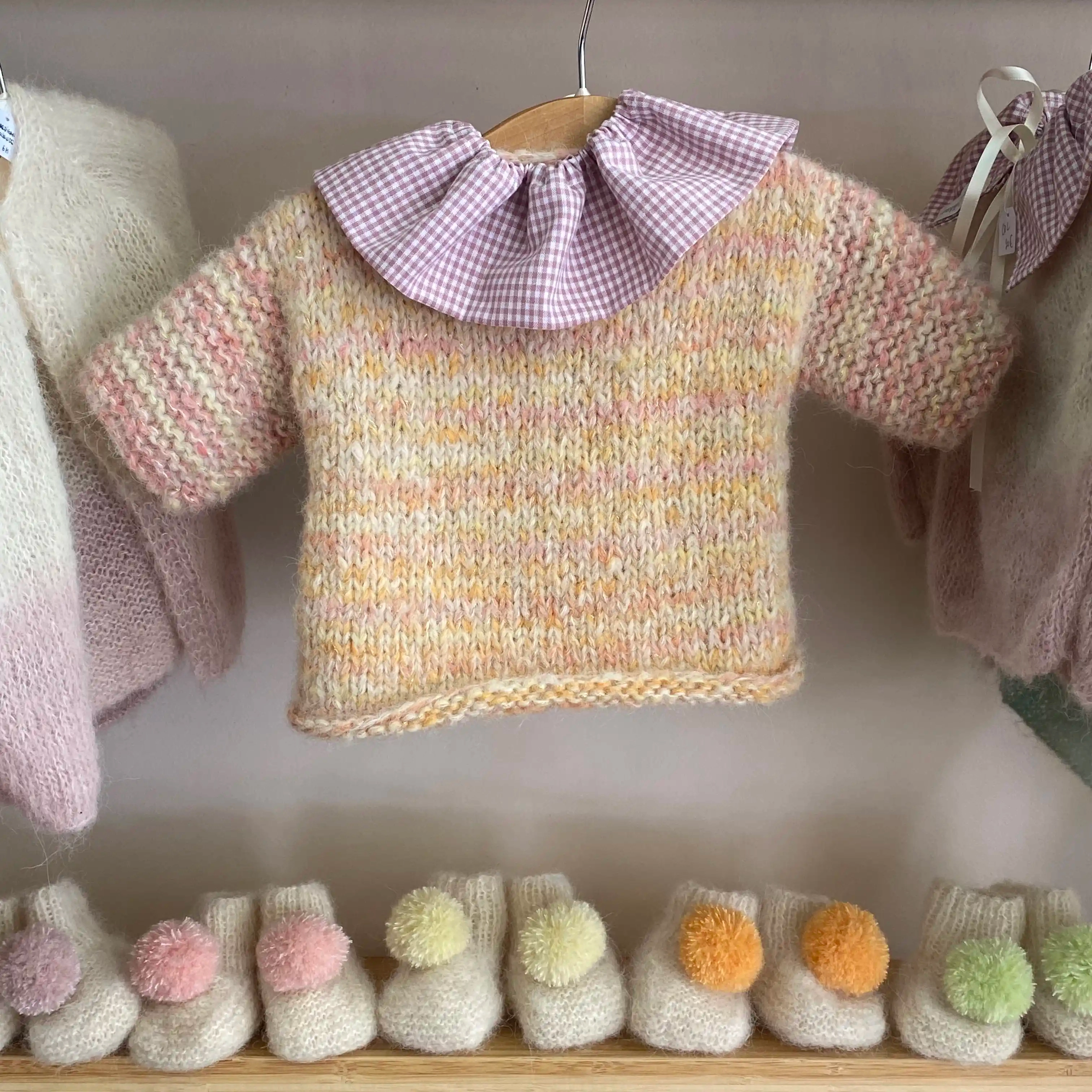 Petit pull tricoté en alpaga, taille unique d'Alpaga et Bulldozer