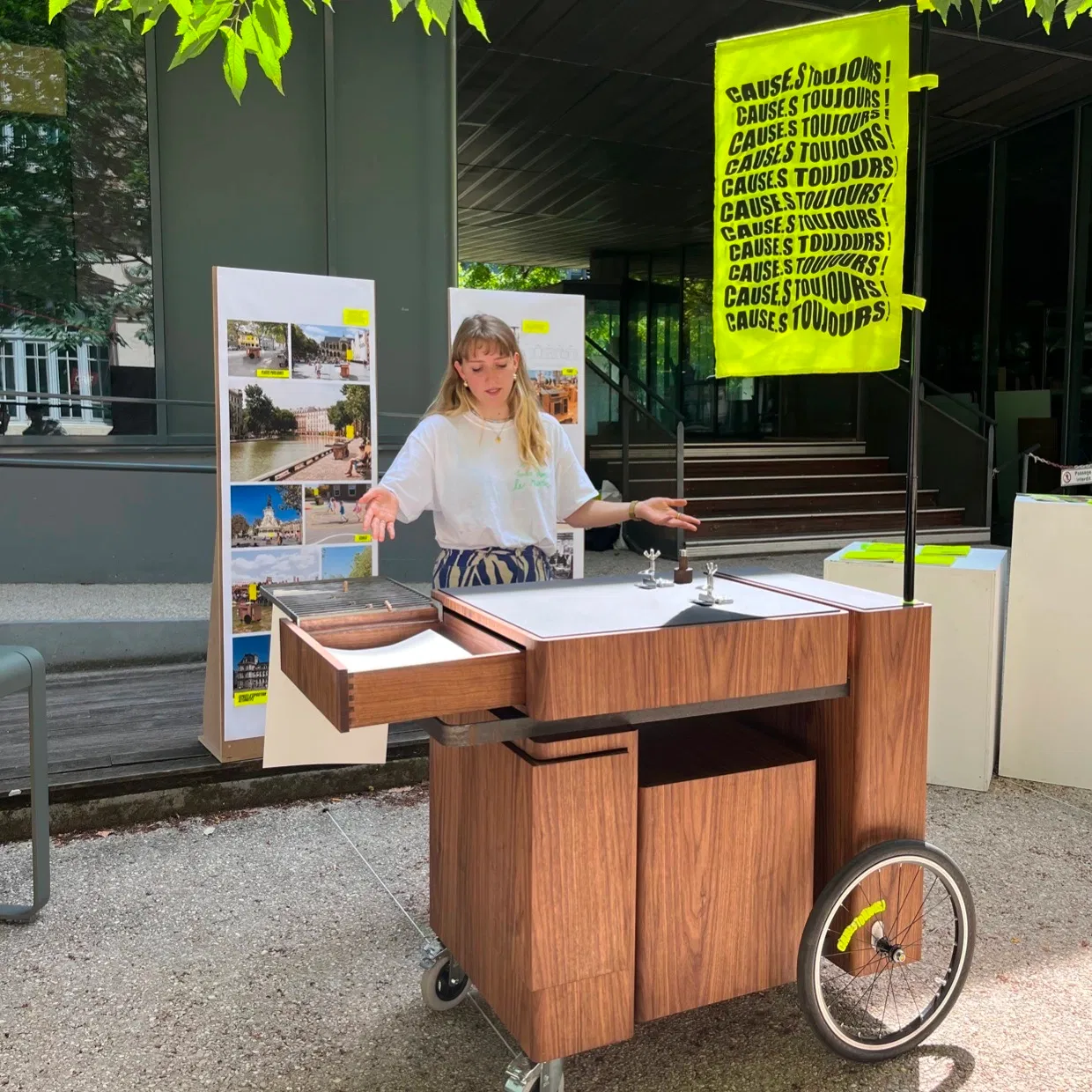 Atelier mobile de sérigraphie pour événements