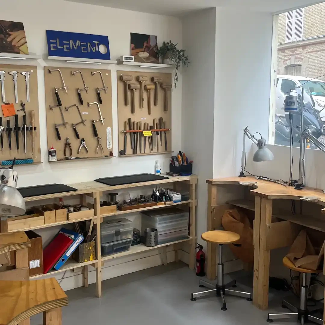 Virginie Blajberg, Artisan, Pièces uniques, Cours, Elemento