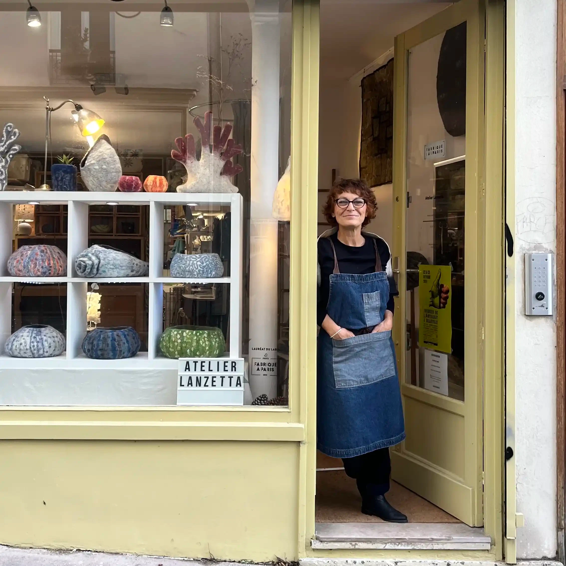 Atelier Lanzetta, Artisan, Pièces uniques, Fabriqué à Paris, Petite série, Textile