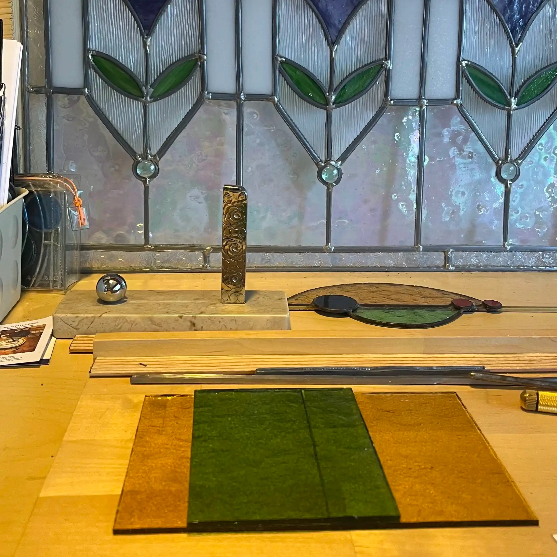 Le verre à soi, Artisan, Vitrail